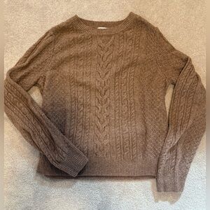 Hippie Rose Knit Sweater in Brown